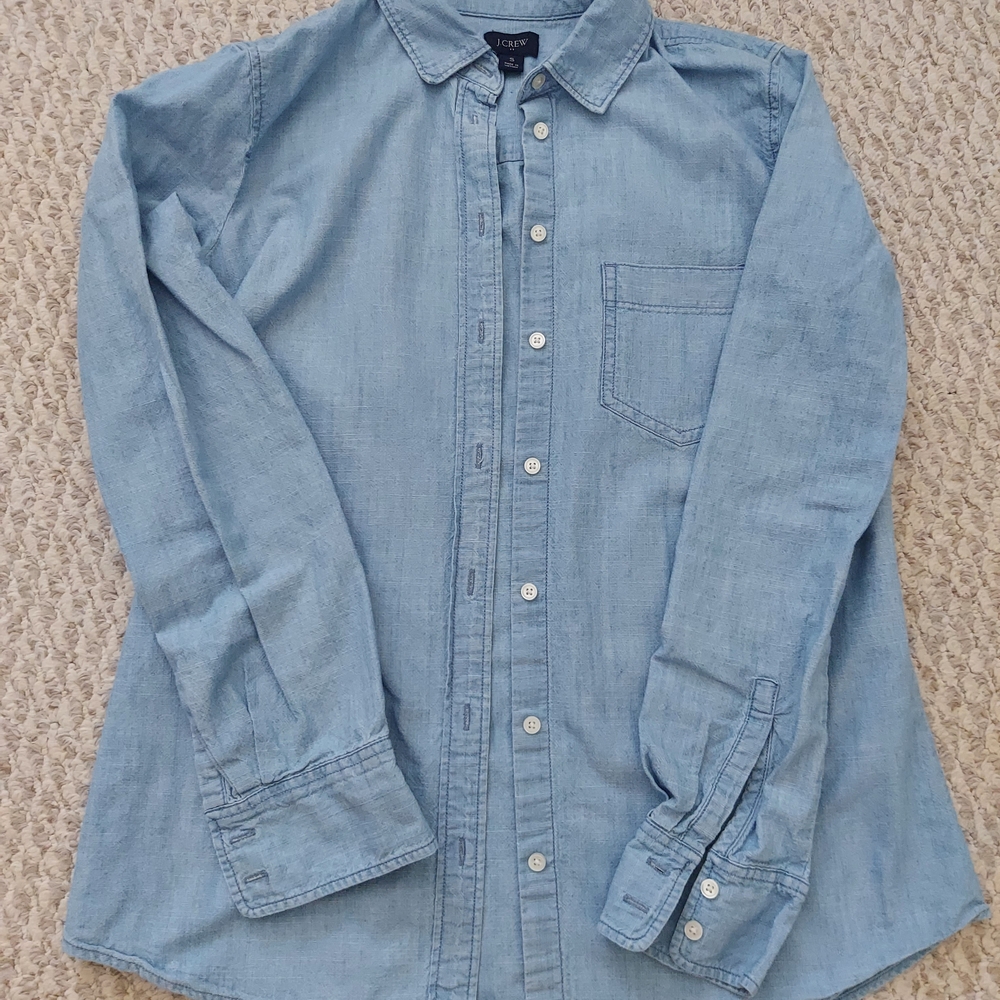 J. Crew Factory Light Blue Button Down Shirt